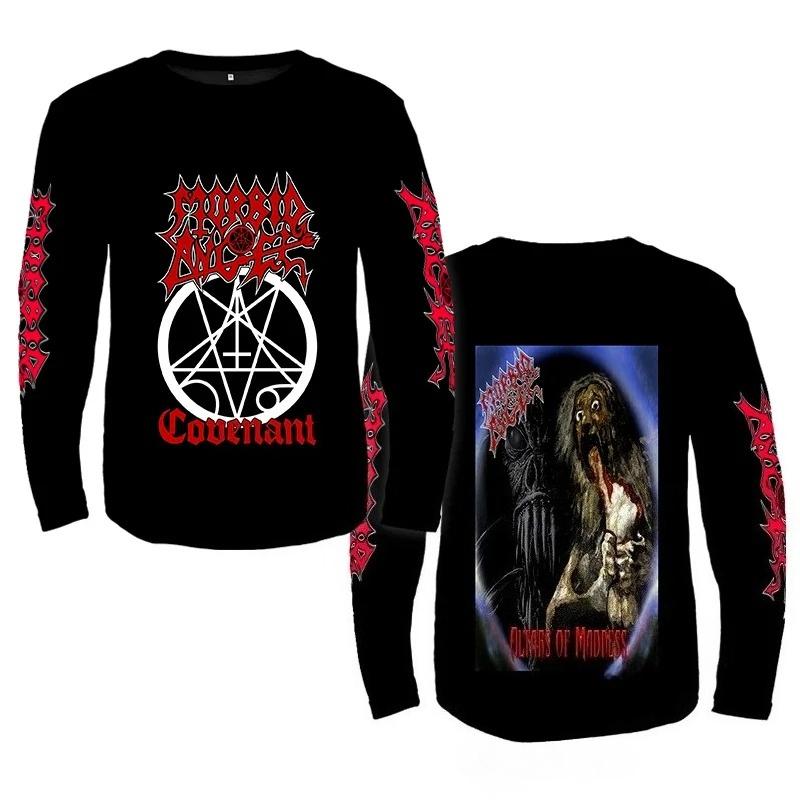 

Morbid Angel металева група чоловіча та жіноча 3D-друкована футболка з довгим рукавом вуличний ретро спортивний одяг Харадзюку чоловічий одяг M