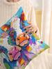 Colorful Cow Print Throw Pillow Cover, Cushion Case For Sofa Bedroom Living Room Couch Bed Office Chair Home Decor