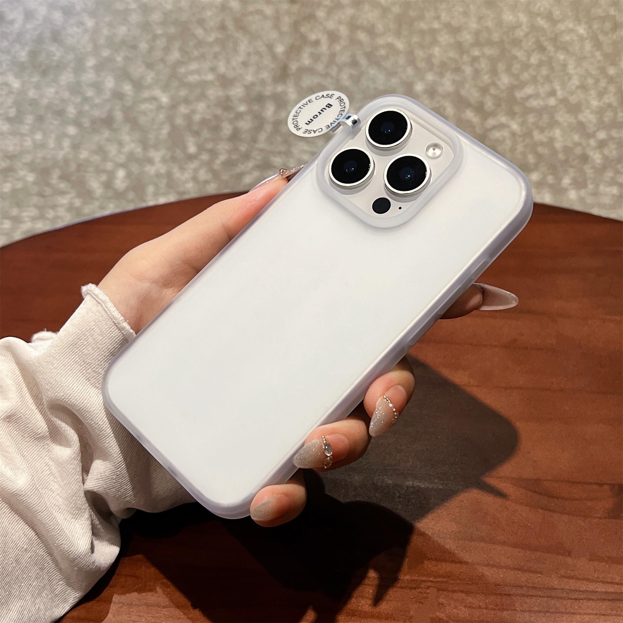 

For iPhone 14 Pro Max Case Heat Dissipation Ice-Transparent Liquid Silicone+PC Phone Cover White