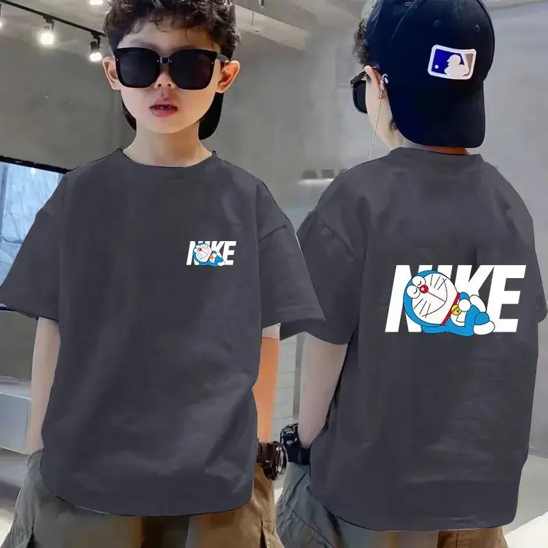 Children's T-shirt boys summer short sleeved round neck Korean clothing