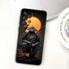 Fashion Hero Design Pattern Phone Case For Samsung A73 A72 A71 A55 A54 A53 A52 A51 A13 A22 A16 A15 A12 A14 A26 A07 5G Black