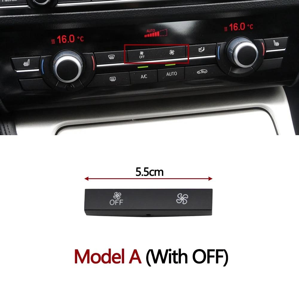 Încălzitor de aer condiționat Ventilator de climă Controlul volumului vântului Cap buton AC pentru BMW 5 6 7 X5 X6 Series F10 F18 F06 F12 F01 F02 F15 F16