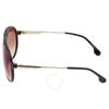 Carrera Brown Shaded Blue Mirror Pilot UniSex SunglaSSeS Carrera 1034 S 02m2 A8 63