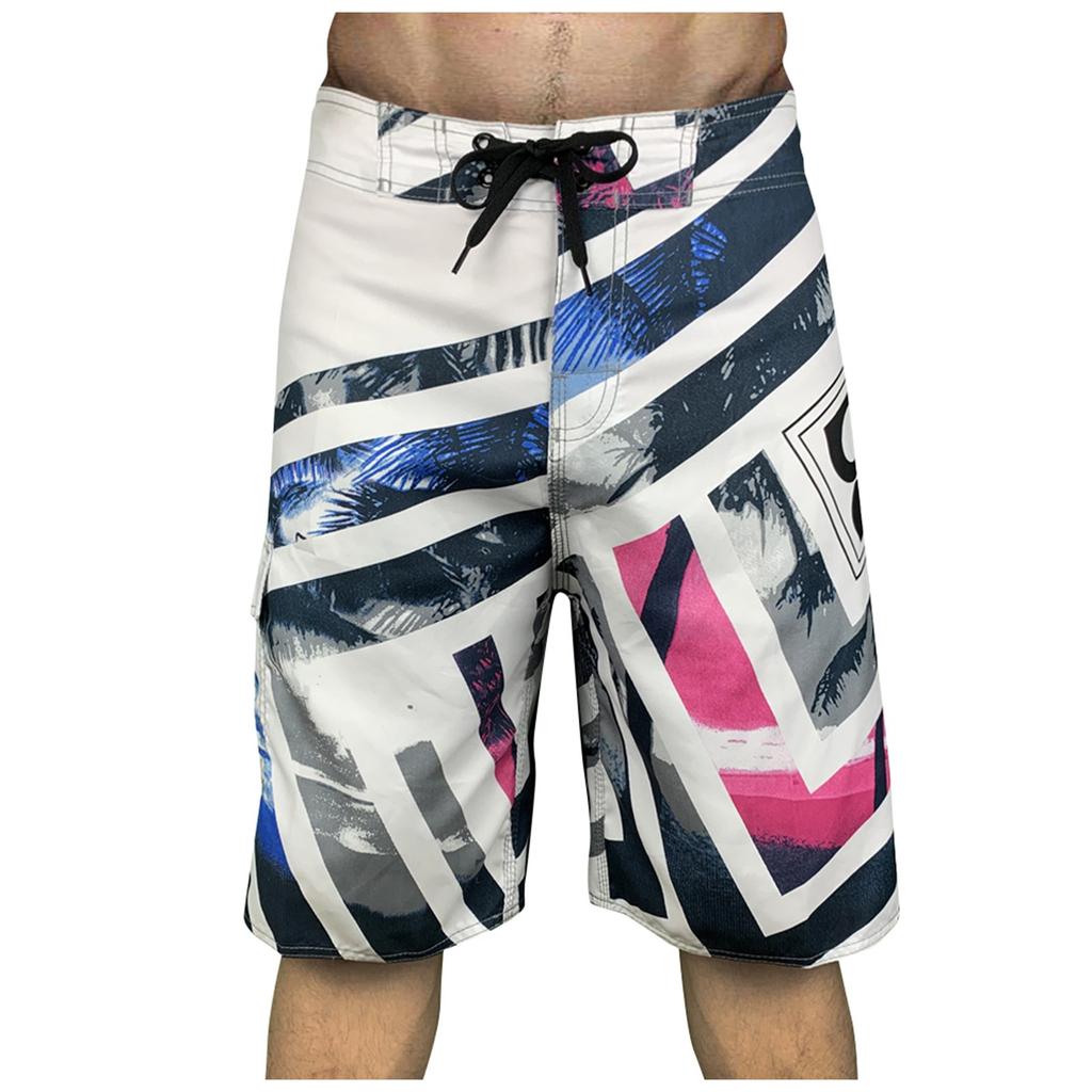 Men's Summer Casual Fitness Sports Loose Breathable Quick-drying Drawstring Beach Pants Men's Shorts