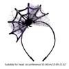 Cute Spider Web Shape Hair Hoop Women Makeup for Head Band for Photoshoot Live Broadcast Halloween Hair Accessories