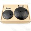 2pcs Front and Rear Emblem For VW Golf 7 Golf 6 Golf 7.5 Golf 8 Modified Black Label Flat Mirror Logo Cover Stickes Accessories