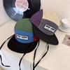 Cotton Contrasting Color Baseball Cap Retro Sunscreen Hat American Style Baseball Hat  Sports