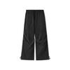 SS25 Fashion Comfortable Versatile Loose Fit Lace-Up Casual Pants Men Bottoms Carbon-Black L225M115-0018