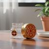 Gold Bean Savings Bottle Creative Home Decor Sealed Decorative Glass Bottle Mini Glass Storage Jar Distinctive Gift Notion