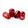 4PCS Car Wheel Tire Valve Caps Tyre Air Stems Cover For Fiat 500 Abarth Punto Panda Bravo Tipo Ducato 250 Argo Car Accessories