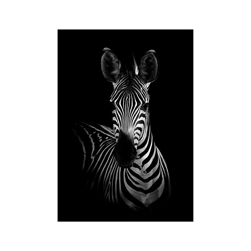 Black White Animal Wall Art Prints Unframed Modern Wild Lion Tiger Gorilla Posters for Living Room Bedroom Decor