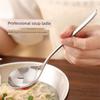 Stainless Steel Spoon for Adults, Thickened Long Handle, Household Kitchen Spoon for Seasoning, Large Soup Spoon for Serving