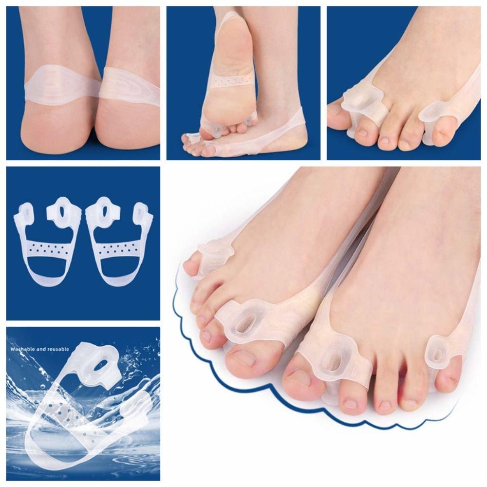 Reduce Pressure Pull Toe Valgus Corrector Elastic Band Silicone Toe Splitter  Toe Splitter