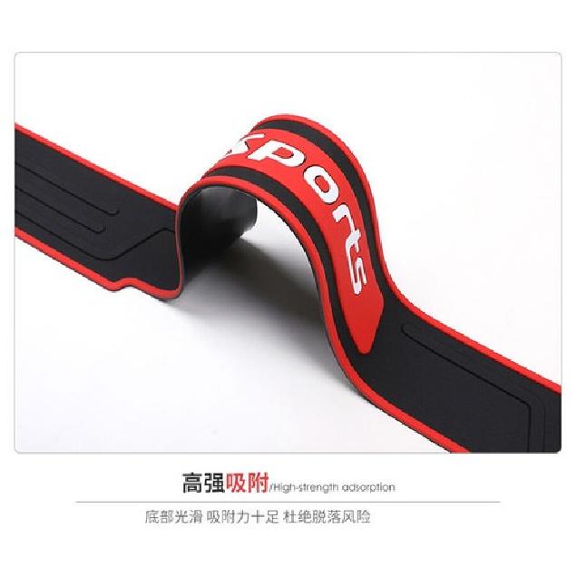 1Pc 90cm Rear Bumper Guard Trunk Edge Sill Rubber Protector Cover For Car SUV