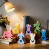 1PC Love Rabbit Candle Resin Silicone Mold, Easter DIY Glue Rabbit Plaster Ornament