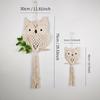1pcs Handwoven Cotton Owl Wall Hanging | Nordic Bohemian Tapestry with Tassels Rope Decor Home Decoration Supplies