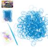 Zestaw Gumek Do Robienia Bransoletek Loom Bands 300 Szt + Szydełko Klipsy