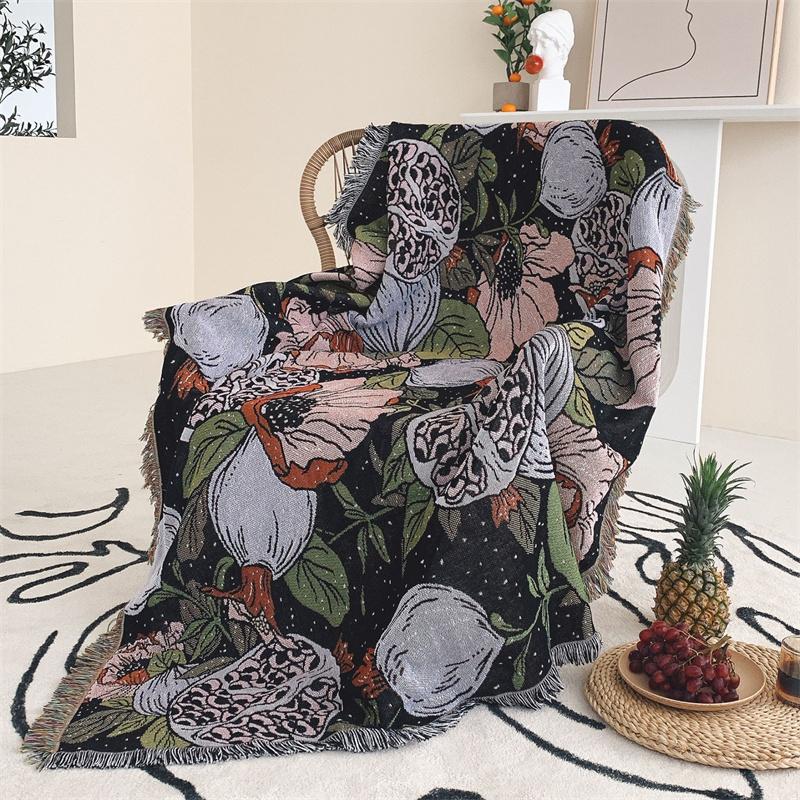Outdoor Picnic Cloth Camping Blanket Sofa Blanket Indian Blanket Warm Blanket Nap Blanket