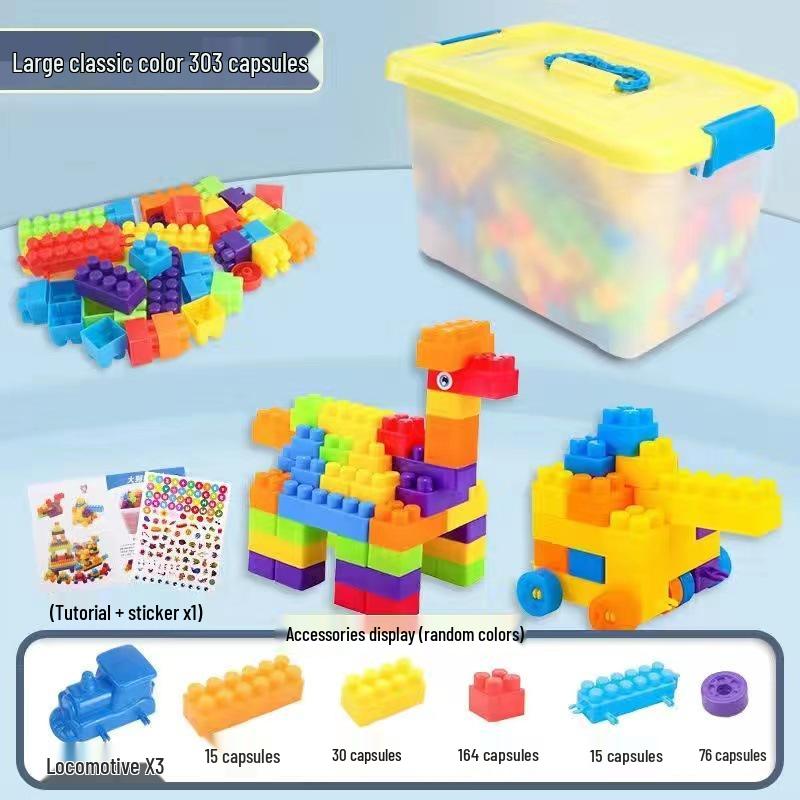 Large Particle Building Blocks for Children's Early Education (Ages 3-6)