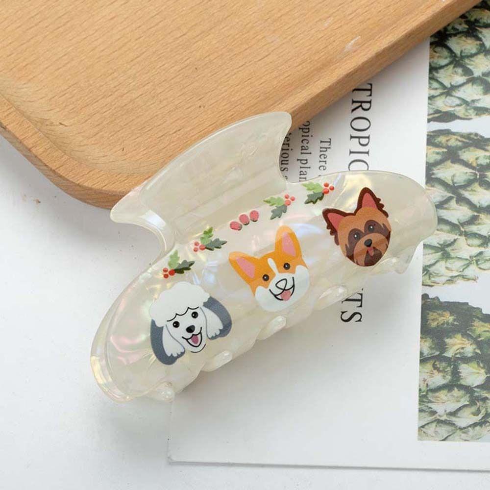 Chaigou Cartoon Animal Shark Clip Rabbit Acrylic Animal Hair Clip Fashion Dog Hair Claw  Party