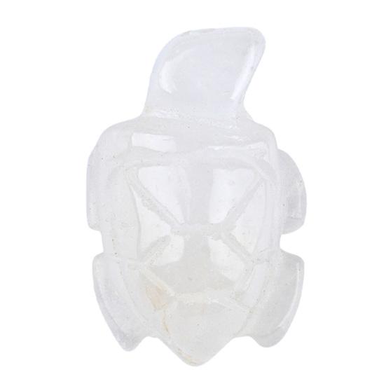 Micro Landscape Turtle Ornament Hand-Carved Natural Stone Figurines Symbolizing Longevity Good Luck Statue for Fish Tank
