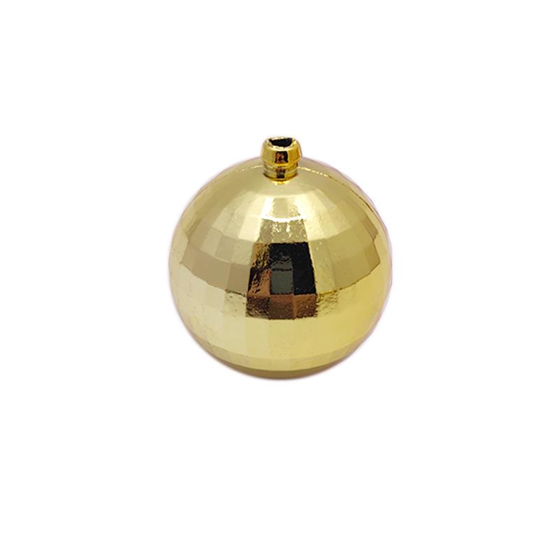 Electricity-Plated Checkered Christmas Tree Ornaments - Special-Shaped Balls and Pendants for Holiday Decoration