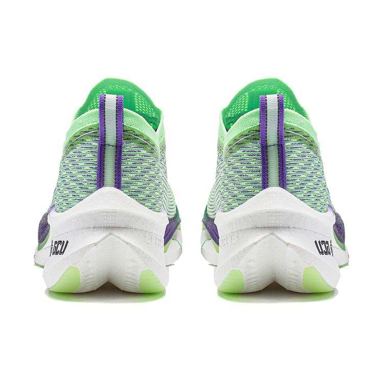 New LiNing Feidian 3 Ultra Cushioned Slip Resistant Low Top Running Shoes Unisex Light Neon Green ARMT033-5
