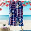 New York Giants Print Beach Towel, Large Soft Quick Dry Towel for Beach Camping Swimming