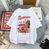 Material Retro Apricot Mushroom Cute T Shirts Oneck Casual 100 Cotton Plus Size Unisex Unisex Tshirts 2022 Streetwear Clothes