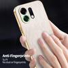 For Oppo K13 Turbo Pro 5G/K13 Turbo 5G Case Electroplating Silk Texture PU+TPU Phone Back Cover