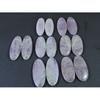 196Cts. Natural Pink Kunzite Matched Pair Oval Cabochon Gemstone 7 Pair Lot C-403