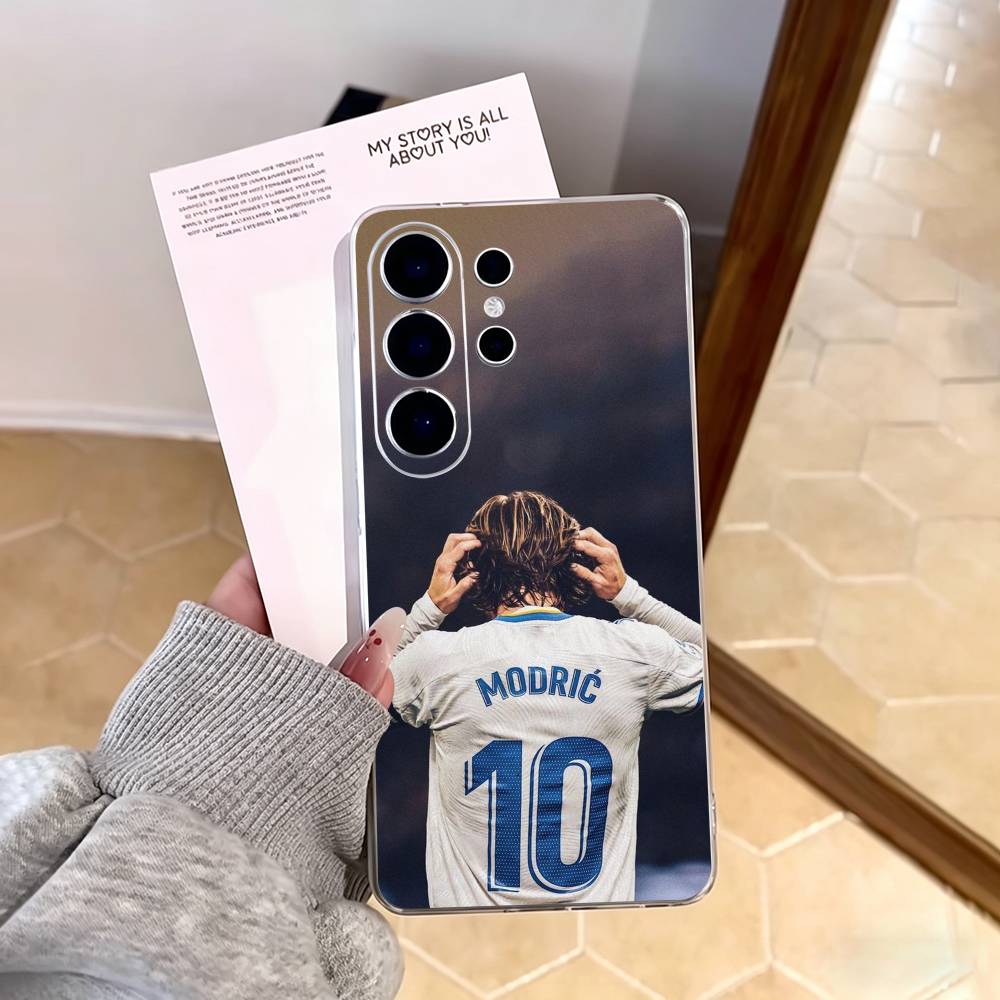 Etui na telefon Luka Modric do Samsung S25, S24, S21, S22, S23, S30, Ultra, S20, Plus, Fe, Note, 10, 9, 5G Przezroczyste Pokrowiec