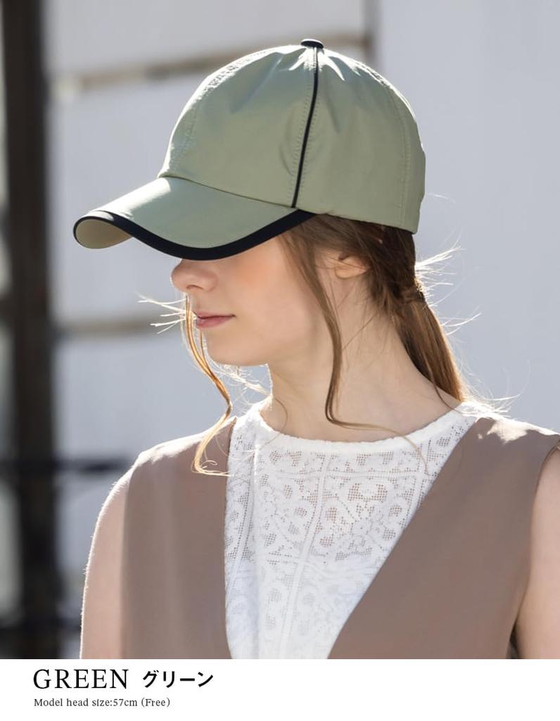 [Loo&c] Loo&c Hats, Caps, Women's, Large Sizes, Deep, Nora Cap, Cool to the Touch, Neck Guard, Cotton, 100% Blackout, UV Protection, UV Protection,