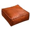 Large Capacity Square Pouf Cover Removable Sofa Stool Cover  Clothes Storage