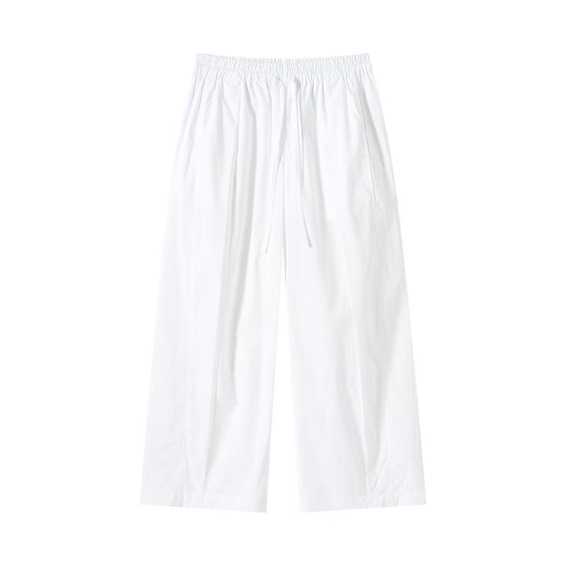 

GREEN BELT Women s Loose Wide-Leg Cotton Pants S