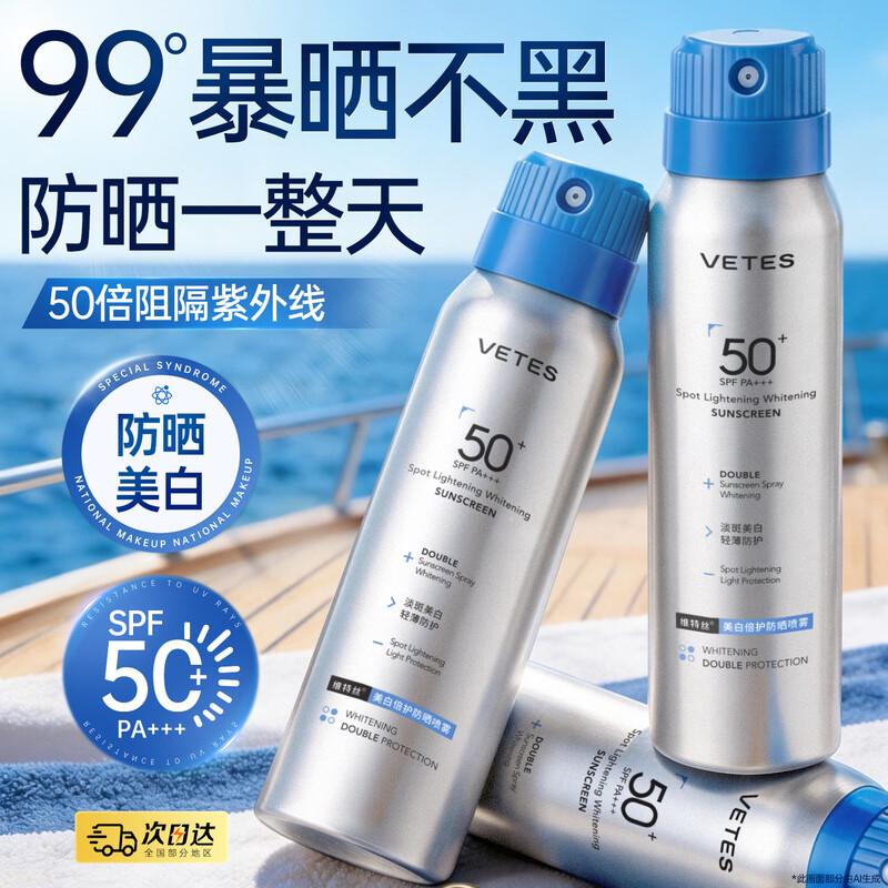 Vitesse SPF50+ High Protection Sunscreen Spray