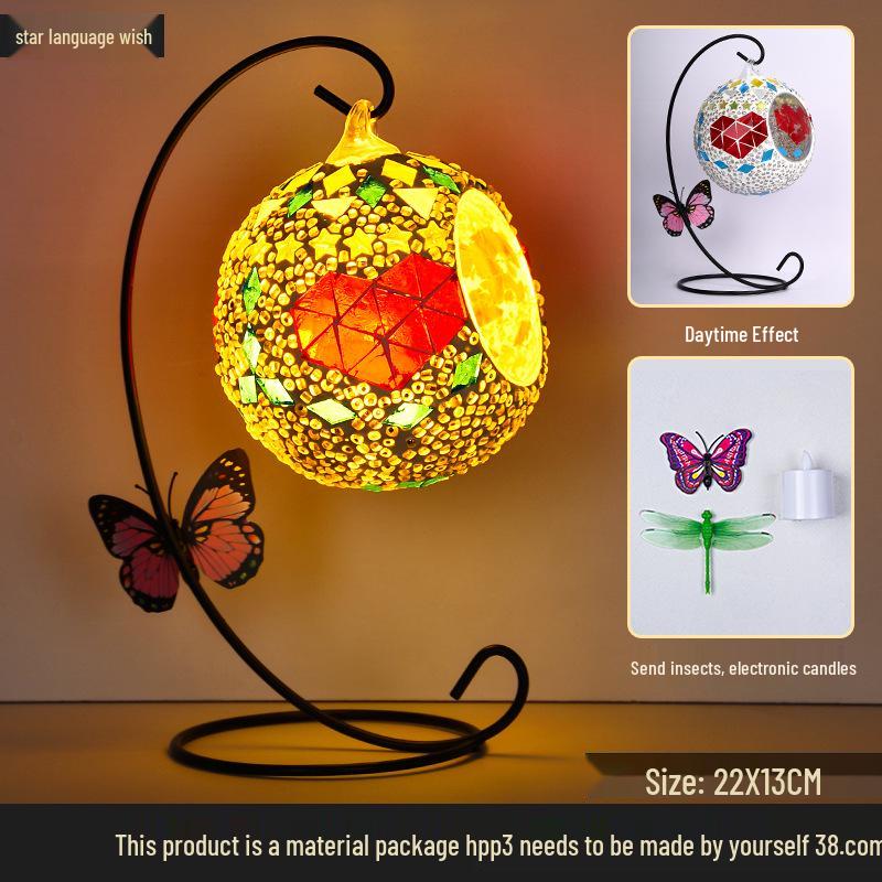 DIY New Year's Day Hanging Candlestick Mosaic Kit – Creative Parent-Child Project & Team Building Ornament