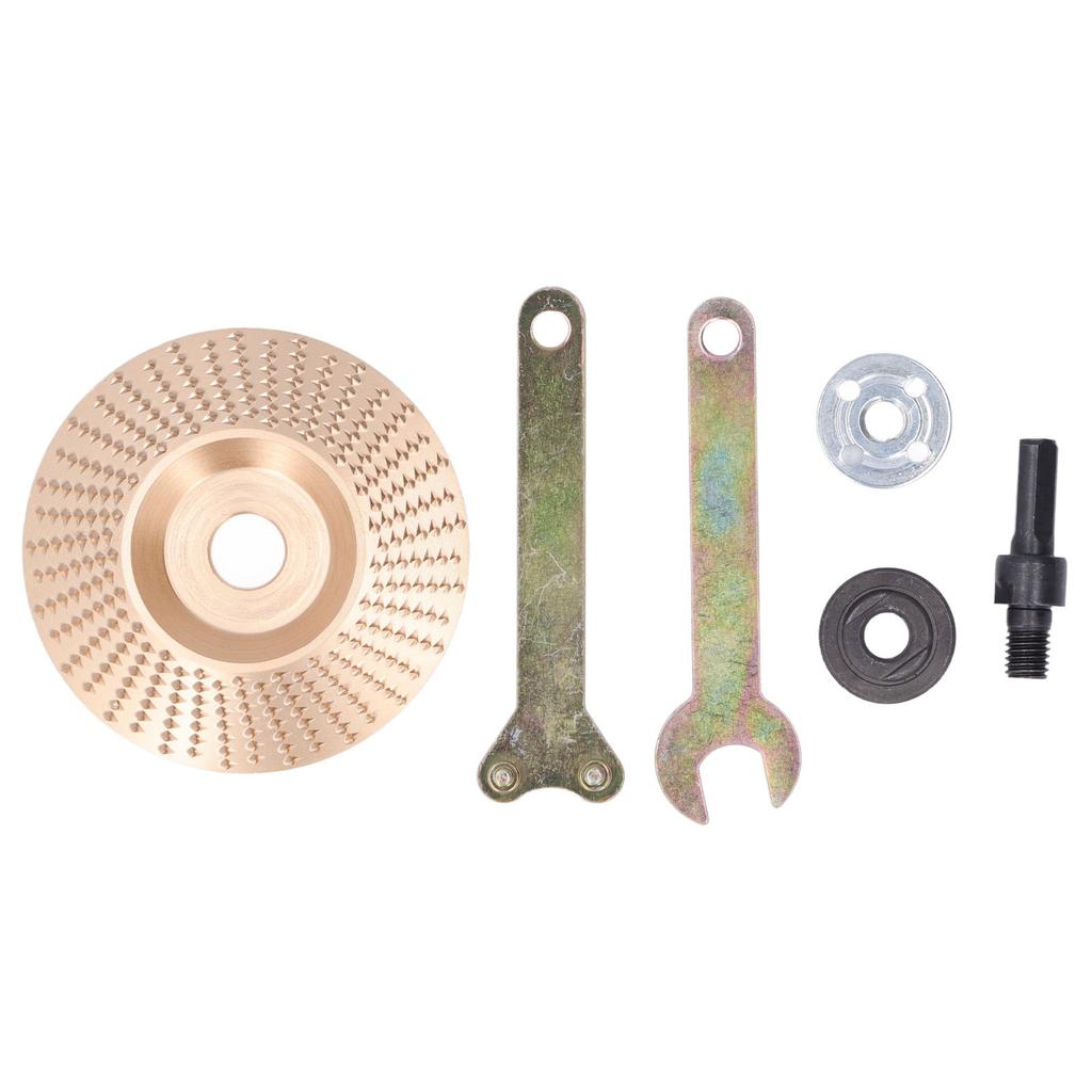 Grinding Shaping Disc Tungsten Carbide 100mm OD 16mm Hole Dia for Angle Grinder Woodworking
