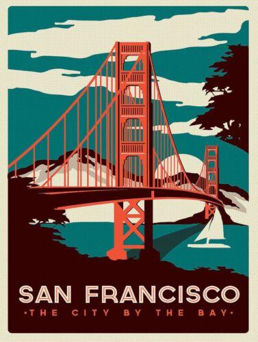 

SAN FRANCISCO Retro Metal PlaqueSign Pub Bar Man CaveAluminum 20x30cm（7.8x11.8inch）