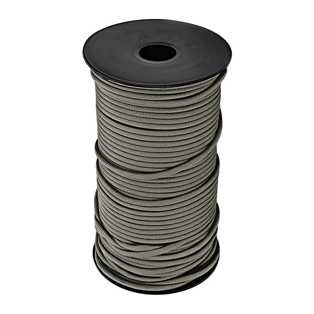 100m 9 Strands 4mm Heavy Duty Parachute Cord Lanyard String Cloth Line Camp Rope (Black)