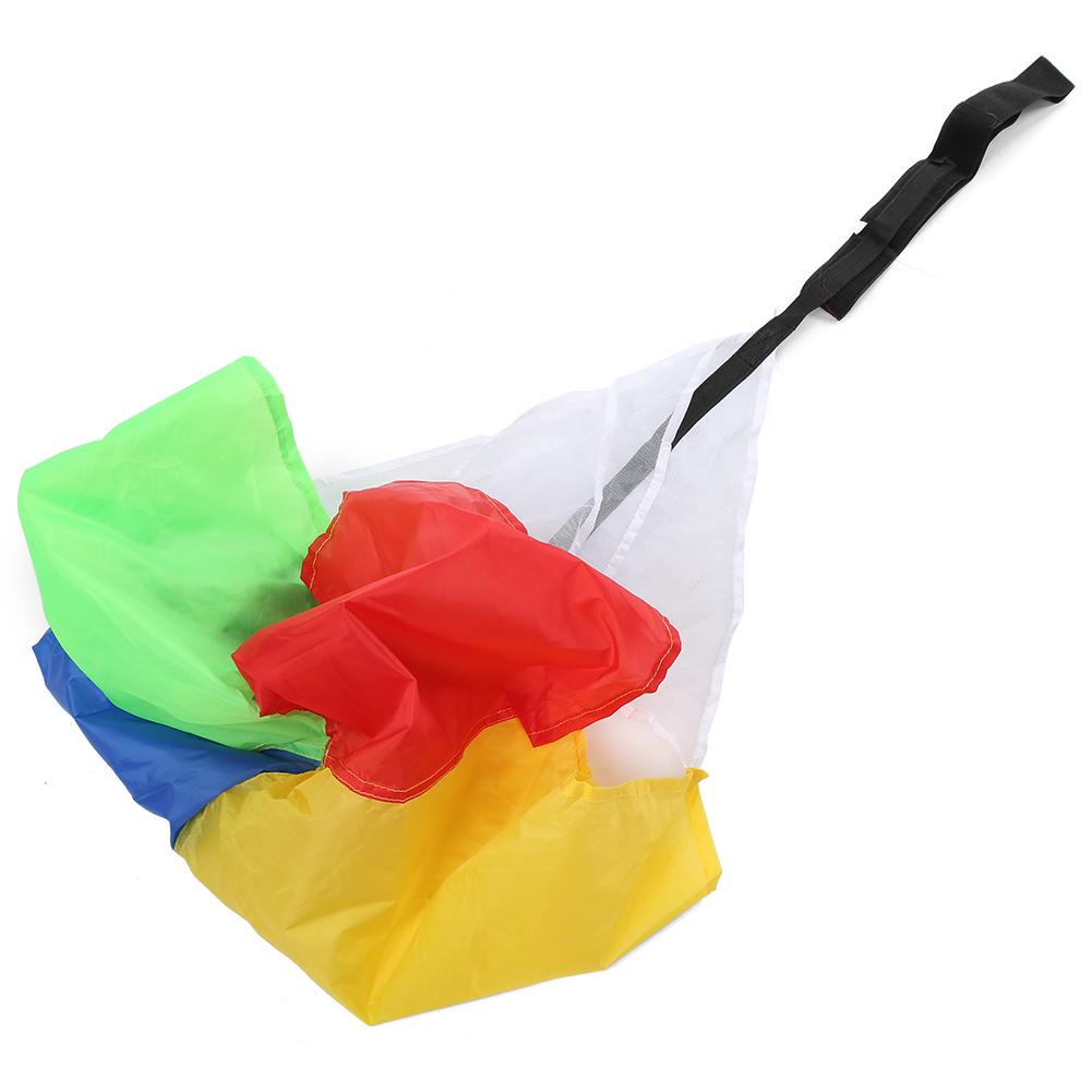 Children Colorful Resistance Umbrella Safe NonToxic Physical Training Running Parachute