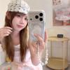 Korean Style Transparent Flower Bowknot Phone Case for iPhone 17/16 Pro Max/15/14 - High-End Feel