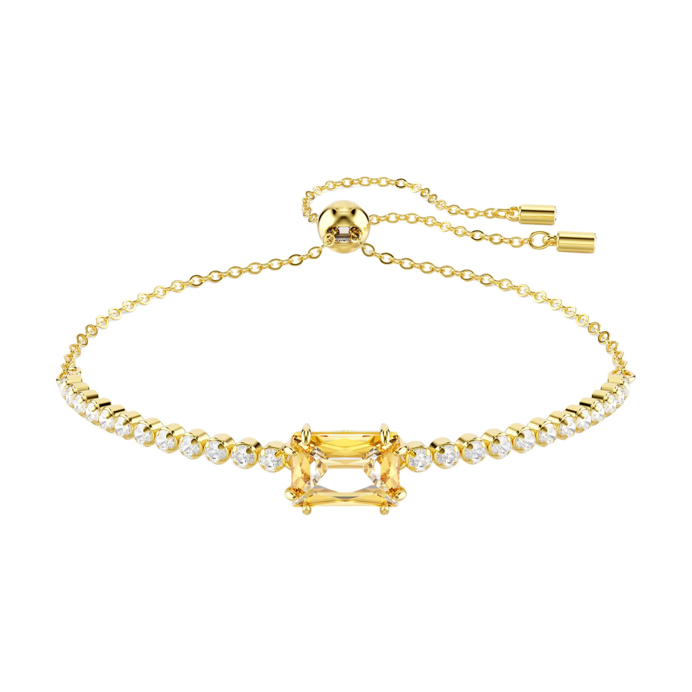 Swarovski Personalized Design Gold Plated Bracelet Unisex bracelet 5730699 Box (Random Color)