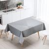 Abstract Ripple Tablecloth Home Decor Stain Resistant Waterproof Table Decoration Rectangular Kitchen Fireplace Tops