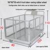 Heavy-Duty Folding Mesh Warehouse Cart