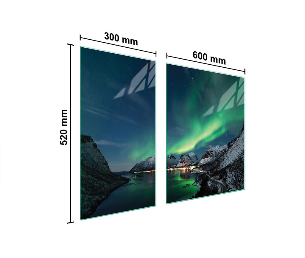 GLAS-KOCHFELD-SCHUTZPLATTE 90x52 ANSICHT