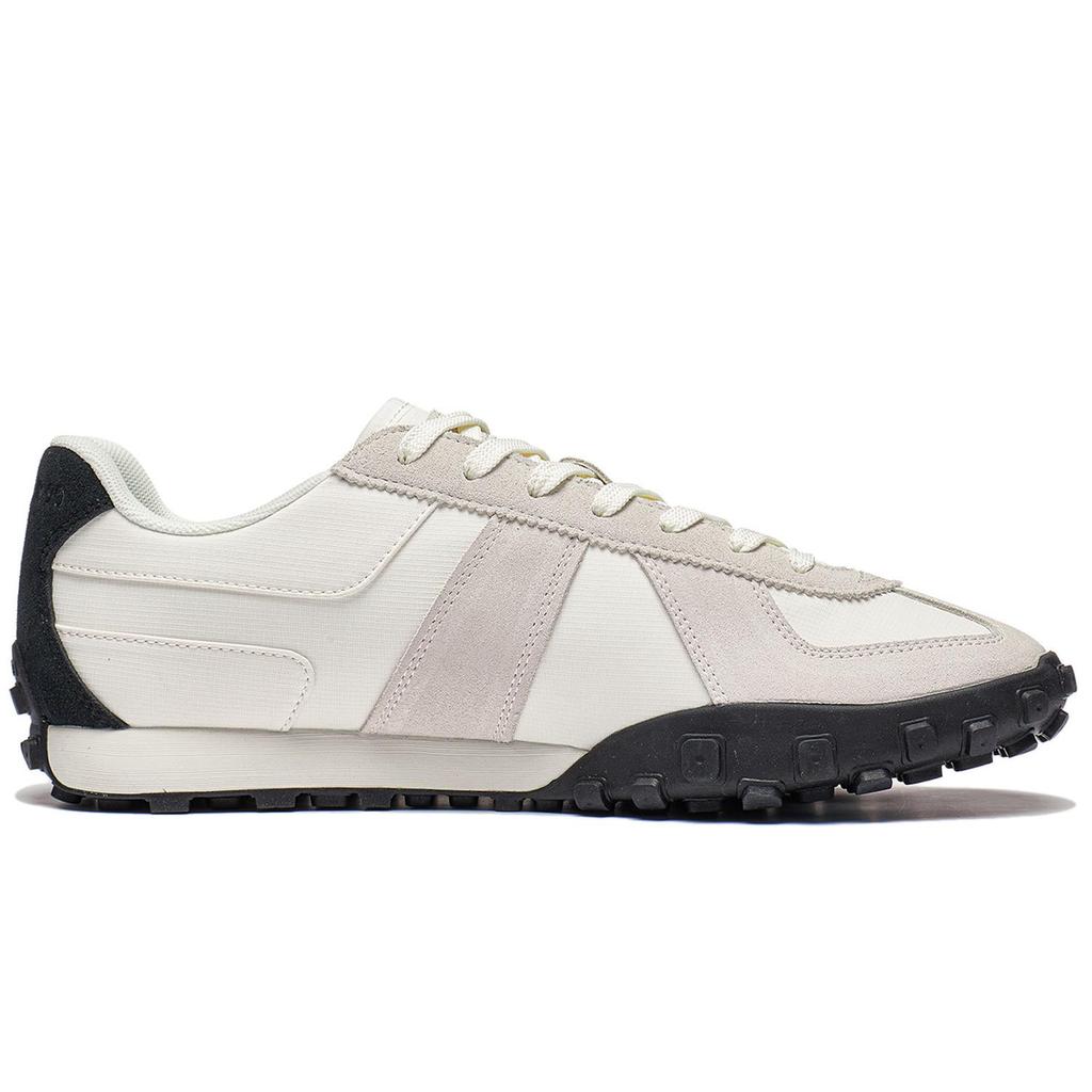 Li Ning Cloud Sichuan Kollektion VTNG Rutschfest Abriebfest Niedrig geschnitten Bundeswehr Sneaker Herren Beige Schwarz AGCT159-5