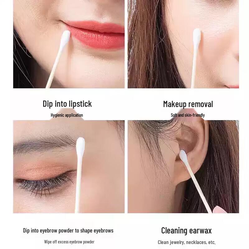 Fang Cao Di 1000Pcs Double-Headed Cotton Swabs