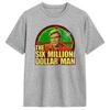 T-shirt TV Unisex Sei Milioni di Dollari T-shirt Estive in Puro Cotone per Unisex Hip Hop T-shirt Stampata Manica Corta Abbigliamento Streetwear