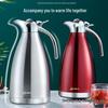 Stainless Steel Thermos Flask - Large Capacity Hot Water Bottle for Home and Dorm Use
